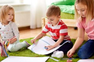 Lee's Summit Preschool and childcare boy and girls learning